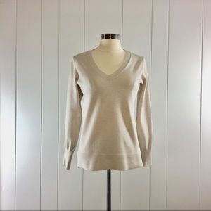 Banana Republic Beige V neck Sweater